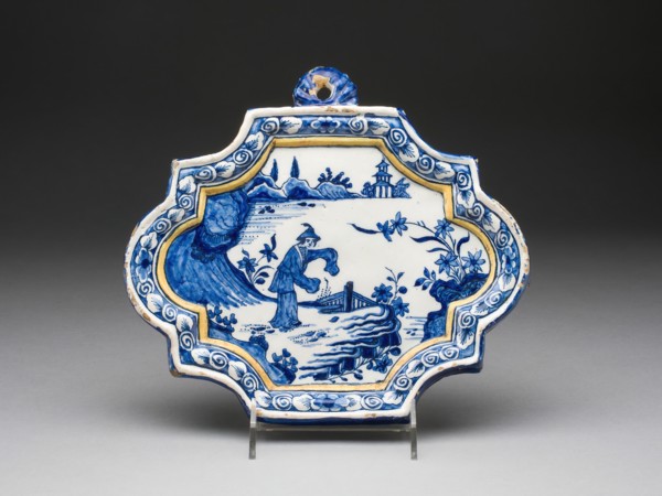 Plaque, Delft, c. 1730. Creator: Delftware.