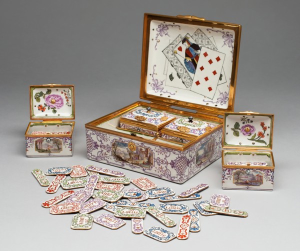 Gaming Set, Vienna, c. 1735. Creator: Du Paquier Porcelain Manufactory.