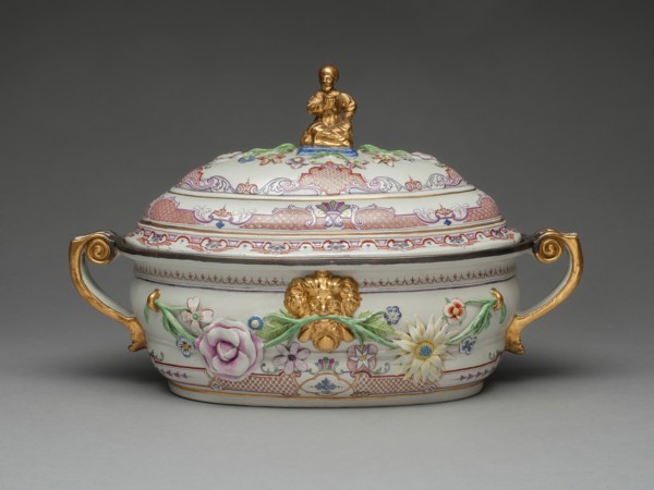 Oval Tureen, Vienna, 1730/35. Creator: Du Paquier Porcelain Manufactory.