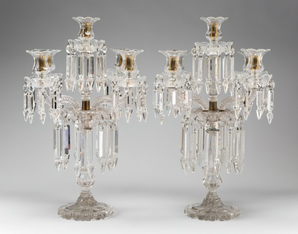 Pair of Candelabra, England, 1835/40. Creator: Unknown.