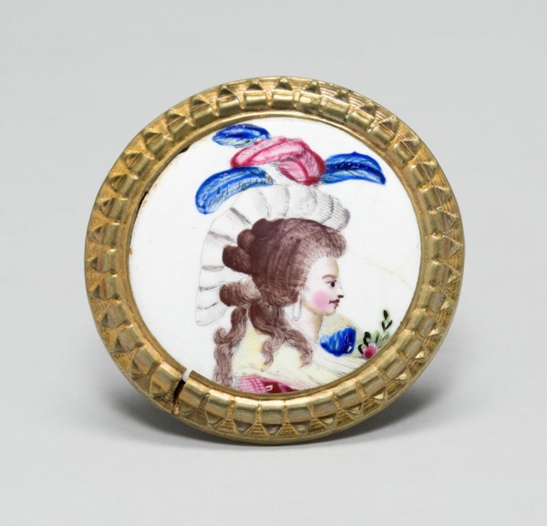 Cloak Pin (Knob or Tieback), England, 1810/30. Creator: Unknown.