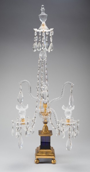 Candelabra, England, 1780/1800. Creator: Unknown.