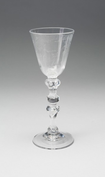 Wine Glass, England, c. 1792. Creator: Unknown.