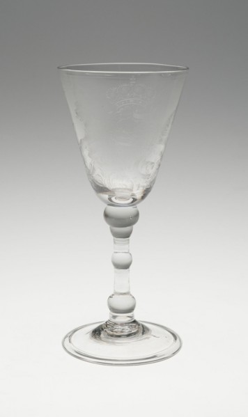 Wine Glass, England, c. 1760/80. Creator: Unknown.