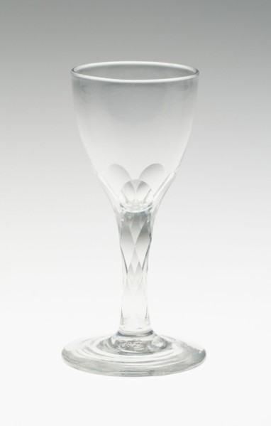 Wine Glass, England, c. 1775/99. Creator: Unknown.