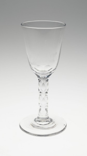 Wine Glass, England, c. 1760/80. Creator: Unknown.