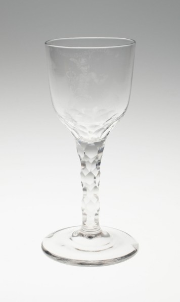 Wine Glass, Netherlands, c. 1775. Creator: Unknown.