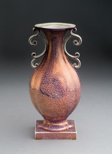 Vase, Staffordshire, c. 1810. Creator: Staffordshire Potteries.