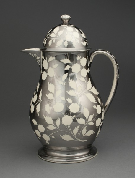 Jug with Cover, Staffordshire, 1810/20. Creator: Staffordshire Potteries.