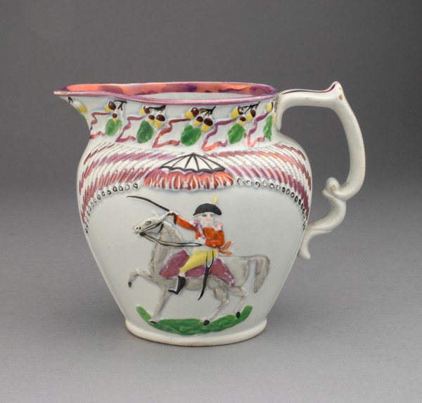 Pitcher, Staffordshire, c. 1815. Creator: Staffordshire Potteries.