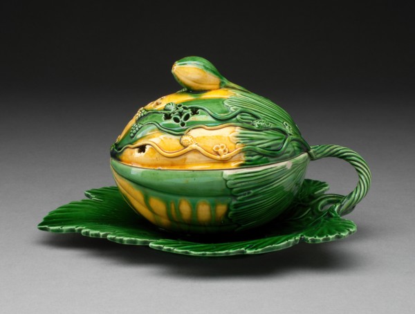 Melon Tureen, Staffordshire, 1760/70. Creator: Staffordshire Potteries.