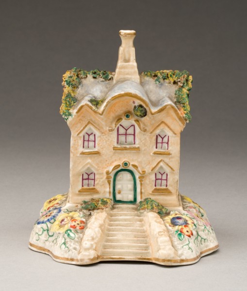 Incense Burner, Staffordshire, c. 1830. Creator: Staffordshire Potteries.