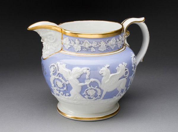 Pitcher, Staffordshire, c. 1840. Creator: Staffordshire Potteries.