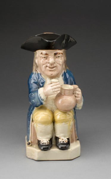 Toby Jug, Staffordshire, 1780/90. Creator: Staffordshire Potteries.