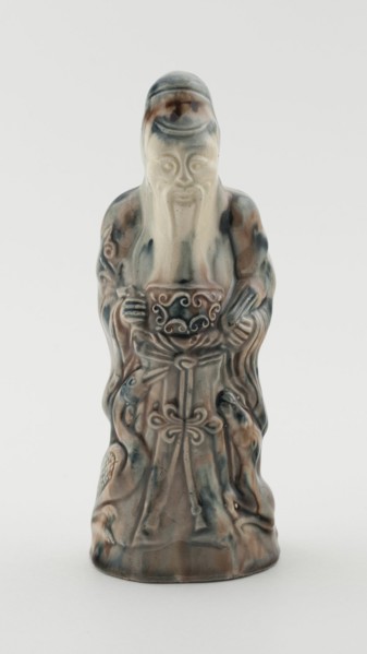 Figure of Shou Lao, Staffordshire, c. 1750. Creator: Staffordshire Potteries.