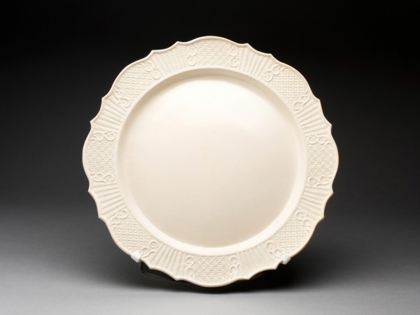 Dish, Staffordshire, 1750/59. Creator: Staffordshire Potteries.