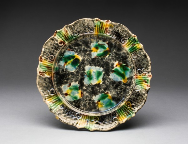 Plate, Staffordshire, 1760/70. Creator: Staffordshire Potteries.