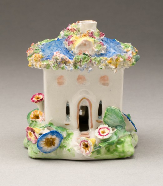 Incense Burner, Staffordshire, c. 1830. Creator: Staffordshire Potteries.