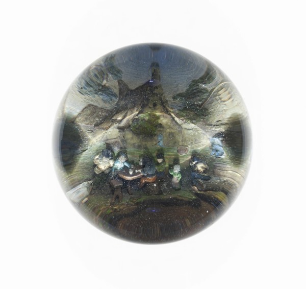 Paperweight, England, c. 1848-60. Creator: Unknown.