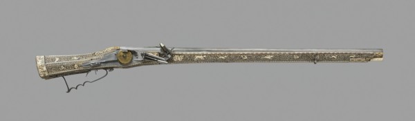 Wheellock Rifle, Germany, 1577. Creator: Unknown.