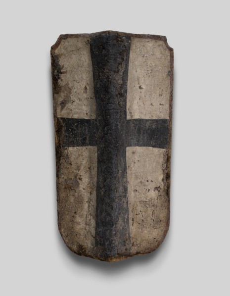 Hand Pavise with the Coat of Arms of the Teutonic Order, Germany, c. 1450. Creator: Unknown.