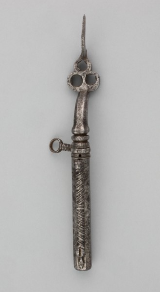 Wheellock Spanner with Powder Measure and Screwdriver, Germany, 17th century. Creator: Unknown.