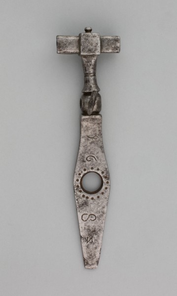 Wheellock Spanner and Turnscrew, Germany, 1682. Creator: Unknown.