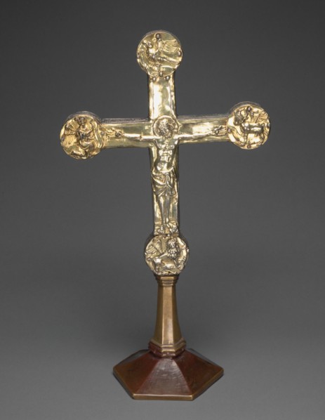 Altar Cross, Brunswick, c. 1325; foot: 15th century. Creator: Unknown.