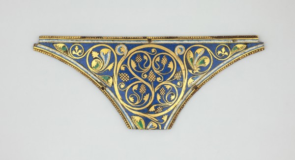 Spandrel for a Reliquary Shrine, Cologne, 1170/1180. Creator: Unknown.