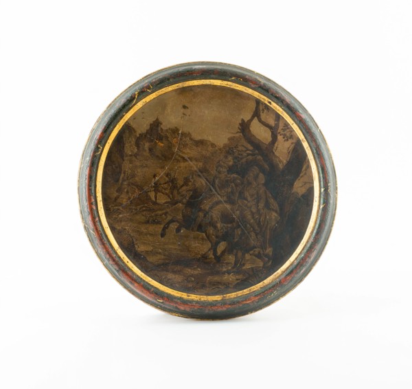 Roundel with Hunting Scene, Germany, Late 16th to 17th century. Creator: Unknown.