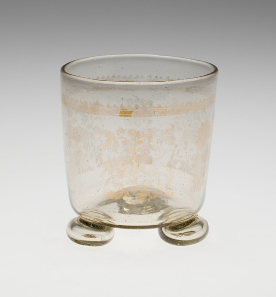 Beaker with Feet, Germany, Late 17th century. Creator: Unknown.