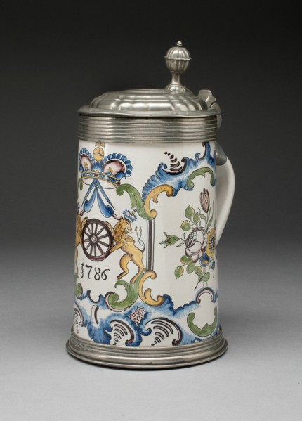 Tankard, Hanau, 1786. Creator: Unknown.