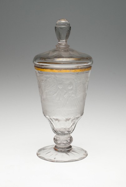 Wine Glass and Cover, Schleswig, c. 1740. Creator: Unknown.