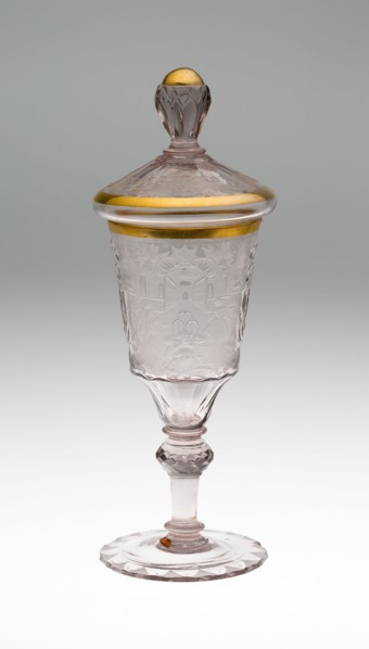 Wine Glass and Cover, Schleswig, c. 1740. Creator: Unknown.