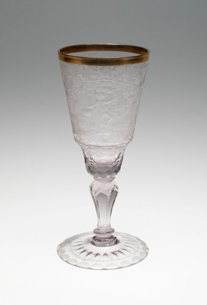 Wine Glass, Schleswig, c. 1740. Creator: Unknown.