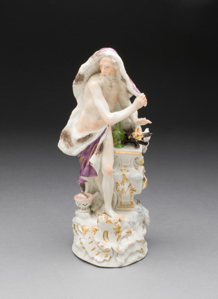 Winter, Meissen, c. 1755. Creator: Meissen Porcelain.