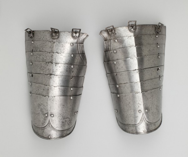 Pair of Tassets for Light Field Use, Northern Germany, c. 1570. Creator: Unknown.
