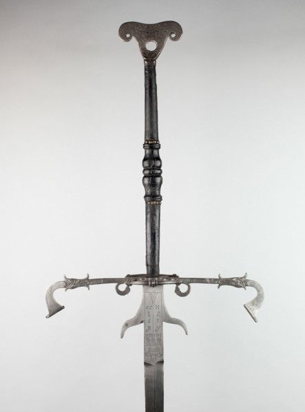 Two-Handed Sword for the Bodyguard of Julius, Duke of Brunswick-Lüneburg..., Germany, 1573. Creator: Unknown.