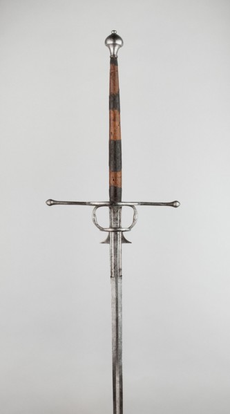 Two-Handed Sword, Germany, East, c. 1600. Creator: Unknown.