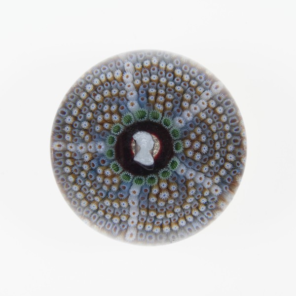 Paperweight, Saint-Louis, 19th century. Creator: Saint-Louis Glassworks.
