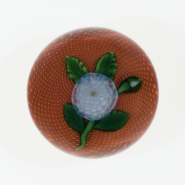Paperweight, Saint-Louis, c. 1848-55. Creator: Saint-Louis Glassworks.