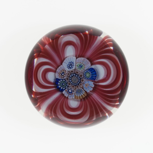 Paperweight, Saint-Louis, c. 1846-55. Creator: Saint-Louis Glassworks.