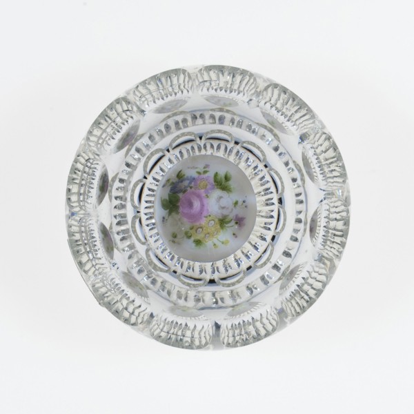 Paperweight, France, c. 1848-55. Creator: Saint-Louis Glassworks.
