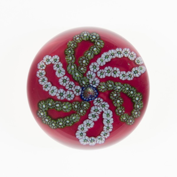 Paperweight, France, c. 1845/60. Creator: Saint-Louis Glassworks.