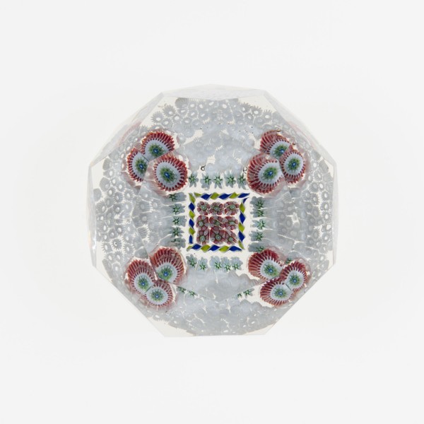 Paperweight, France, c. 1845-60. Creator: Saint-Louis Glassworks.
