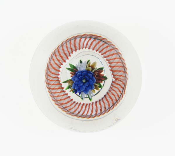 Paperweight, France, c. 1845-60. Creator: Saint-Louis Glassworks.