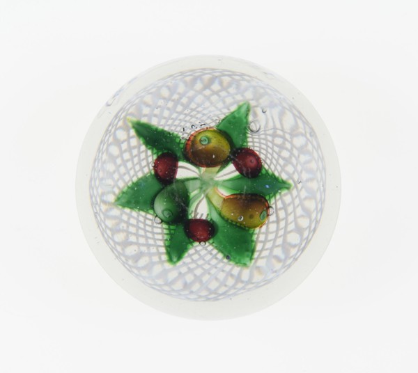 Paperweight, France, c. 1845-60. Creator: Saint-Louis Glassworks.