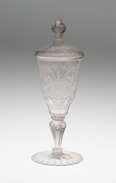 Goblet with Cover, Schleswig, c. 1735. Creator: Unknown.