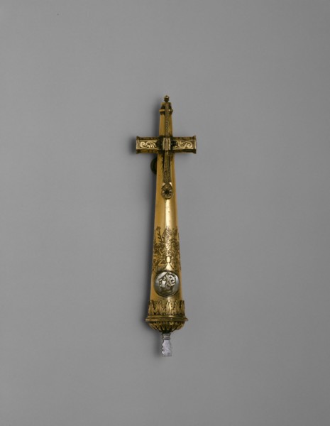 Combination Spanner-Primer Flask-Screwdriver with the Coat of Arms of the Haller von..., c. 1600. Creator: Unknown.