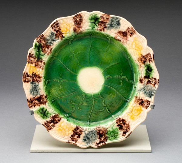 Plate, Staffordshire, 1760/75. Creator: Staffordshire Potteries.